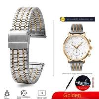ราคา QUICK RELEASE บางสแตนเลสสตีลโลหะสายนาฬิกาข้อมือสำหรับสตรี 18 มม 20 มม 22 มม สำหรับ Longines TISSOT Casio สายนาฬิกาสร้อยข้อมือ (19657539390)