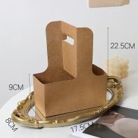 ราคา กล่องดอกไม้แบบหิ้วสำหรับใส่กาแฟกล่องใส่กระดาษคราฟท์กล่องของขวัญใส่ดอกไม้กล่องใส่ช่อดอกไม้กล่องบรรจุกล่องใส่ของ (13997429344)