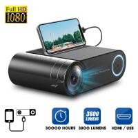 ราคา Nanotech Yg550 MINI โปรเจคเตอร์โฮมเธียเตอร์ระบบ LED2400 Lumens (15225961022)