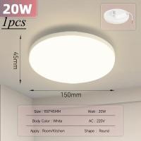 ราคา จัดส่ง3วัน COD ไฟเพดาน LED ไฟติดเพดาน ทรงสี่เหลี่ยม 30W 40W แบบบางพิเศษ สดใสสุดๆ โคมไฟ Led สไตล์โมเดิร์น สําหรับห้องนอน (20977303541)