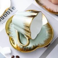 ราคา ชุดแก้วกาแฟพร้อมจานรอง แก้วกาแฟ แก้วชา แก้วเซรามิก มี4สีให้เลือก สีฟ้า สีส้ม สีเหลือง สีขาว (17697098478)