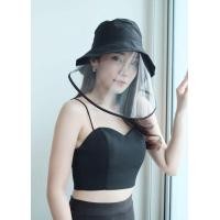 ราคา Karbiri หมวก ป้องกันไวรัส หมวกป้องกันละออง กันฝุ่น พลาสติกถอดได้ พลาสติกแข็ง (1873090241)