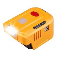 ราคา For Dewalt 20V 18V Lithium Battery 220V Portable Inverter Power Station 150W Inverter Generator with LED Light USB (18618694053)