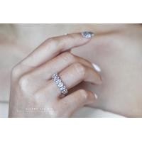 ราคา แหวนเพชรเงินแท้925 ชุบเคลือบทองคำขาว ประดับเพชร CZ Swiss Diamond เกรดพรีเมียม รุ่น Orela Allure Jewelry (17462543183)
