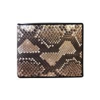 ราคา INDIANA กระเป๋าหนังงู เหลือม 2 พับสั้น เป็นหนังงูแท้ ลวดลายของู เหลือม เด่นชัดมาก สีธรรมชาติ (16149339137)