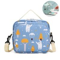 ราคา กระเป๋าเก็บของใช้เด็ก มีช่องเก็บขวดนม ช่องดึงทิชชู่ พร้อมสายสะพาย (15605074571)