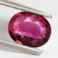 ราคา 0 85 ct พลอยทัวร์มาลีน สีชมพู Pink Tourmaline ทรงไข่ (15876959867)
