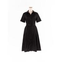 ราคา ALUMNUS เดรสคอปกแขนสั้น กระดุมหน้า มีเข็มขัดตรงเอว มีซับใน Preloved (20669781920)