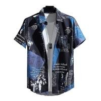 ราคา FAWORK เสื้อเชิ้ตเกาหลี เสื้อเชิ้ตฮาวาย แบบวินเทจ สไตล์เกาหลี แฟชั่นสำหรับผู้ชาย (13355944720)