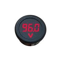 ราคา Hitch LED Digital แสดงผลเครื่องวัดโวลต์มิเตอร์แบบวงกลม DC 5 100V DC Digital Voltmeter (16491609506)