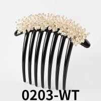 ราคา New Japanese and Korean adult elegant hair accessories crystal beaded seven tooth hair comb fashion womens headwear (14997232125)