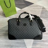 ราคา GUCCI กระเป๋า DUFFLE BAG WITH INTERLOCKING GG (21228367317)