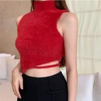 ราคา เสื้อแขนกุดไหมพรมขนฟรุ้งฟริ้ง คอเต่า ดีเทลเว้าหลังแซ่บๆ เซ็กซี่มาก กอไก่ล้านตัว สินค้าพร้อมส่ง 94162 (17807163555)