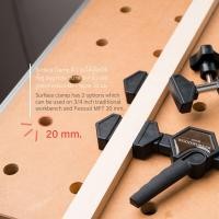 ราคา แคลมป์จับชิ้นงาน หน้าโต๊ะงานไม้ SWT Surface Clamps ปากกาจับชิ้นงาน (17044269577)