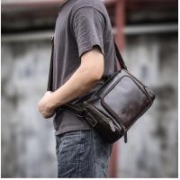 ราคา Retro Crazy Horse หนังผู้ชายกระเป๋า Original Handmade Messenger กระเป๋าหนังแท้ Crossbody กระเป๋าไหล่กระเป๋า NASVA (16180824183)