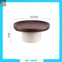 ราคา ถาดไม้อะคาเซียแนววินเทจเครื่องประดับขนมเซรามิคถาดเก็บของถ้วยชาเครื่องประดับชั้นวางดินเผาจานผลไม้สูง (19632713509)