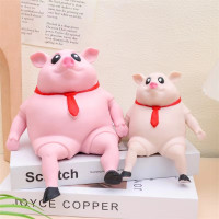ราคา หมูบีบ ตุ๊กตาหมู บีบ ยืดได้ นุ่มนิ่ม บีบอัด ตุ๊กตาซิลิโคนยางนิ่ม ลดความเครียด (21274297772)