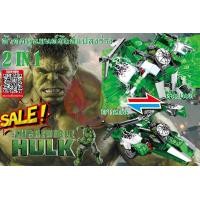 ราคา ตัวต่อจีนราคาถูก ตัวต่อหุ่นยนต์ SY7045C ชุดซุปเปอร์ฮีโร่ ฮัลค์ Super Hero Avenger Infinity War LegoChina The Hulk แปลงร่างยานรบ และหุ่นยนต์ by Phoenix Toys (769202971)