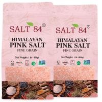 ราคา SALT 84 Himalayan Chef Pure Pink Salt Fine Grain Coarse 1 Pound Pack of 2 (17291864608)