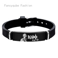 ราคา Fancyqube Luminous Genshin Impact สร้อยข้อมือหนัง Eye Of God Water Wind Thunder Fire Rock Ice Element Snap ปุ่มสร้อยข้อมือเครื่องประดับของขวัญ Bracel (16532731796)