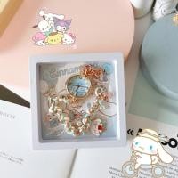 ราคา M ZONE8 ใหม่นาฬิกาแมวการ์ตูน Sanrio นาฬิกากําไล Kulomi สาวน่ารักนักเรียนสร้อยคอแบบจี้ห้อยนาฬิกากําไล (19909767090)