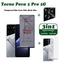 ราคา 3in1ฟิล์มเซรามิก Tecno Pova 5 Pro ฟิล์มกระจก iPhone X พร้อม Privacy ป้องกันการสอดแนม Tecno Pova 5ฟิล์มโปรจอปกป้อง Tecno Pova 5 ฟิล์มเลนส์ ฟิล์มด้านหลัง (20382503201)