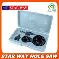 ราคา STAR WAY HOLE SAW ชุดโฮลซอเจาะไม้ 11 ชิ้น โฮลซอเจาะไม้ โฮลซอ เป็นชุดดอกเจาะสำหรับไม้ สามารถเจาะรูได้ถึง 8 ขนาด (10414457537)