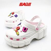 ราคา ลิขสิทธิ์แท้ Baoji Clog Jibbitz รองเท้าแตะ แบบสวม ผู้หญิง พื้นหนา BO37 113 (16017921374)