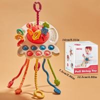 ราคา ของเล่น Montessori สำหรับ1 2 3ปีของเล่นประสาทสัมผัสสำหรับทารกของเล่นเดินทางซิลิโคนดึงสตริงกิจกรรมของเล่นเด็กของขวัญเด็กสำหรับ1 2 3ปีชายหญิง (16601721550)