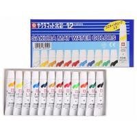 ราคา Sakura Mat Water Colours สีน้ำ ซากุระ 12 สี รุ่น EMW 12 (15668895428)