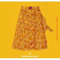 ราคา Absolute siam Thong Yip Foi Thong Wrap Skirt ทองหยิบ ฝอยทอง กระโปรง SUE (13370890479)