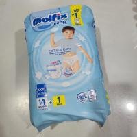 ราคา Molfix โมลฟิกซ์ เอ็กซ์ตร้าดราย แพ้นส์ กางเกงผ้าอ้อมเด็ก ขนาด XXXL 14 ชิ้น