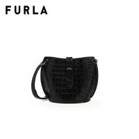 ราคา FURLA กระเป๋าสะพายผู้หญิง รุ่น UNICA MINI CROSSBODY NERO (20518575623)