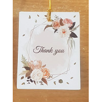 ราคา TAG Thank you ป้ายThank you ขนาด 4 5 5 7cm พร้อมเชือก (14050745046)