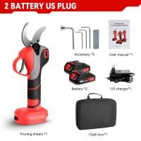 ราคา ONEVAN กรรไกรตัดกิ่งไฟฟ้า เครื่องมือกรรไกรสำหรับจัดสวนกิ่งต้นไม้ชาร์จแบบไร้สาย2เกียร์กรรไกรตัดแต่งกิ่งไม่แปรงถ่านไฟฟ้า50มม สำหรับแบตเตอรี่ Makita 18V (21165860186)