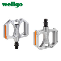 ราคา Wellgo จักรยานเสือภูเขา MTBชิ้นส่วนจักรยานพับได้ M195 9 16 อลูมิเนียมอัลลอย2แบริ่งกันลื่น CNC ชิ้นส่วนจักรยาน BMX (10244840080)