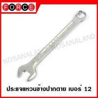 ราคา FORCE ประแจแหวนข้างปากตาย ประแจ ประแจแหวน เบอร์ 6 65 มิล (10800832788)