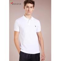 ราคา Paul Smith เสื้อโปโลแขนสั้นสำหรับผู้ชายเสื้อผ้าฝ้ายลายโลโก้ม้าลายแบบใหม่ (18479186587)