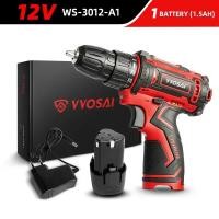 ราคา Vvosai ไขควงไฟฟ้าไร้สาย12V สูงสุด ไร้สายขนาดเล็กสว่านไร้สาย DC ลิเธียมแบตเตอรี่โทรศัพท์3 8นิ้ว2สปีด (21170994198)