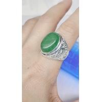 ราคา แหวนเงินหัวหยกแท้ลายข้างนกวายุภักษ์ฟรีน้ำยาล้างเงิน (19137152791)