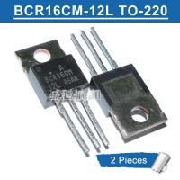ราคา 2Pcs BCR16CM 12L TO 220 BCR16CM 12L BCR16CM12L TO220 16A 600V สูง Thyristor ใหม่เดิม (765290628)
