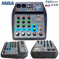 ราคา mini mixer มิคปรับเสียง12v มิกเซอร์ 4 channel มีBluetooth MP3 USB SD รุ่น W 4 มิกเซอร์ ออดิโอ อินเตอร์เฟสและมิกเซอร์ (19572011700)