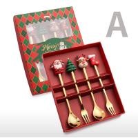 ราคา ชุด ช้อนของขวัญ วันคริสมาสต์ ของขวัญปีใหม่ New Years gift set christmas gift set (20611934236)