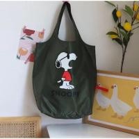 ราคา พร้อมส่ง กระเป๋าชอปปิ้งสนูปปี้ ผ้าร่ม พับเก็บได้ (15260362560)