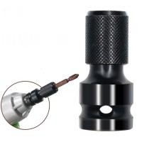 ราคา อแดปเตอร์ 1 2 นิ้ว ข้อต่อแปลงบล็อกลมให้เป็นสว่าน ตัวแปลง ข้อต่อบล็อกลม ใส่ดอกไขควง ดอกสว่าน แกนหกเหลี่ยม 1 4 นิ้ว Adapter (16856704094)