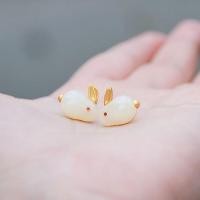 ราคา Her Lab Jewelry สร้อยข้อมือหยกสีขาวหยกกระต่ายสร้อยคอต่างหูแหวนแฟชั่นชุดเครื่องประดับเดี่ยวเครื่องประดับชุบทอง18K เครื่องประดับผู้หญิง (17268318229)