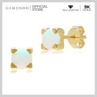 ราคา Gemondo ต่างหูเม็ดเดี่ยวทองคำ 9K ประดับโอปอล Opal ฝัง 4 หนามเตย ทรงสตัด ต่างหูทอง ต่างหูพลอยแท้ ต่างหูติดหู (20123651056)