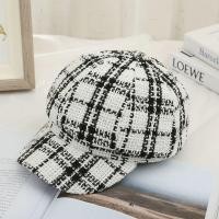 ราคา หมวกนิวส์บอย หมวกทรงฟักทอง ลายสก็อต ส่งจากไทย (13437069134)