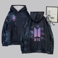 ราคา เสื้อสเวตเตอร์สวมหัวมีฮู้ดกระเป๋า BTSเสื้อกันหนาวฤดูใบไม้ร่วงฤดูหนาว (14487717518)