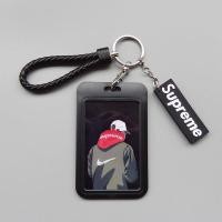 ราคา แฟชั่นผู้ถือบัตรสำนักงานซองใส่บัตร Sup การ์ตูนบัตรประจำตัวผู้ถือ Lanyard และจี้อเนกประสงค์รถบัส Hard ป้องกันกรณีที่มีช่องใส่การ์ด2สำหรับรถบัสวิทยาเขตชื่อการ์ด (9030344691)